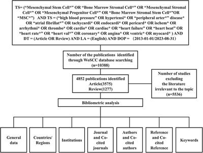 Research hotspots and emerging trends of mesenchymal stem cells in cardiovascular diseases: a bibliometric-based visual analysis